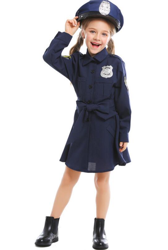 F68159 children police costume